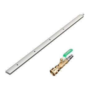 Professional Radiator Pressure Washer Attachment 60cm Shaft Multi Angled Quick Couplers 304 Steel For Mud Debris Removal