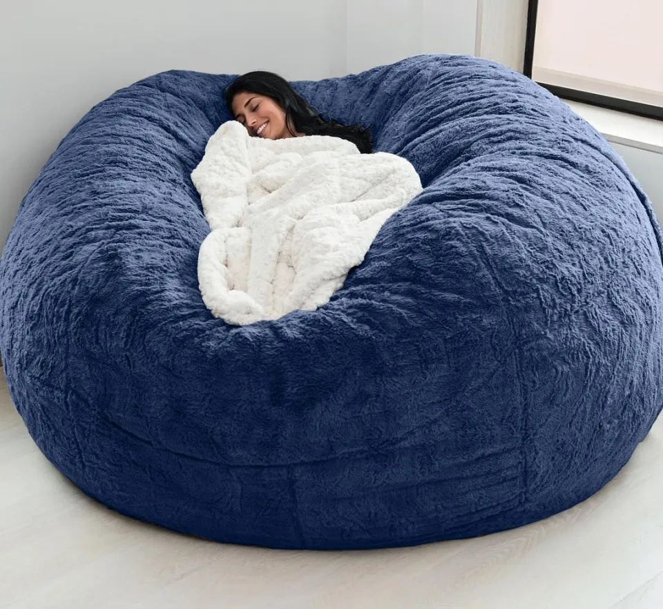 Giant fur bean store bag chair