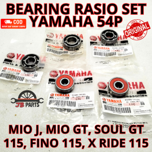 BEARING RASIO SET YAMAHA 54P MIO J MIO GT SOUL GT 115 FINO 115 X RIDE 115 Kualitas original Presisi tidak bengkok dan awet anti karat ori asli YGP cakram disk