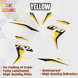 WINNER X 150 V3 (MS40 DESIGN) DECALS (WATERPROOF LAMINATED FADE PROOF)