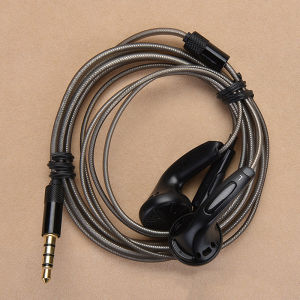 Christmas gift 【AYLMER】 DIY MX500 Heavy Bass Flat Head Earphone Earbuds With Mic High Quality Study Headphone
