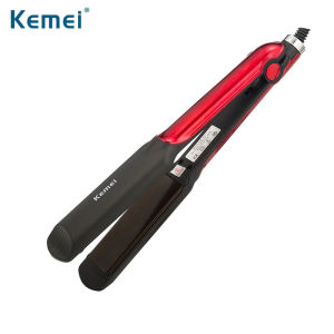 KEMEI KM 2219 / KM-2219 Catokan Rambut 2 in 1 Kemei Catok Rambut temperatur suhu ionic Elektric Profesional Salon