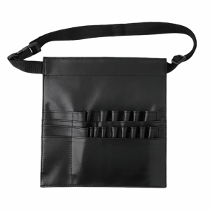 GOXBERK Foldable Makeup Brush Holder 22-Pocket Lightweight Cosmetic Waist Bag Multi-function Compact Apron Belt Bag Makeup Tool Organizer