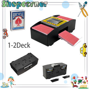 Shuffler Kartu Poker Otomatis 1 - 2 Deck Mesin Kocok Kartur/ Otomatis Card Shuffle