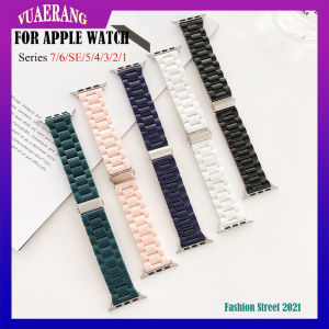VUAERANG Candy Color PC Strap for Apple Watch 41mm 45mm 38mm 42mm 44mm 40mm Macaron Replace Wrist Watchband Belt Smart Watch Band Accessories for I Watch Series 7/6/SE/5/4/3/2/1