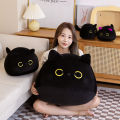 JJT [จัดส่งฟรี]หมอนตุ๊กตาแมวน่ารักตุ๊กตาน่ารักหมอนแมวสีดำ. 
