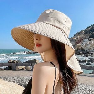 LGJGHJG Sun Protection Sweet For Girls French Style Panama Hats Travel Sun Hats UV Protection Fisherman Hats Outdoor Bucket Hats Summer Sun Hats Wide Brim Women Sunscreen Hats