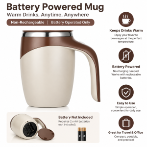 Automatic stirring cup for home and office use lazy person magnetic instant coffee cup
