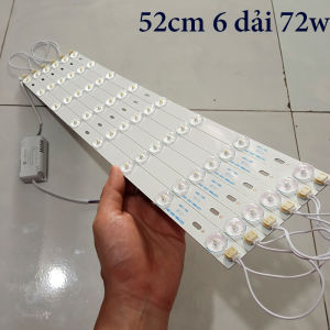 Dải Chip LED 72w thay thế cho đèn panel 600x600mm ( 52cm 6 dải 72w )