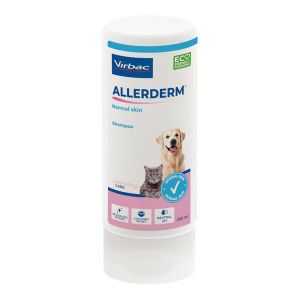 Virbac Allerderm Shampoo for Sensitive Skin / Dry & Scaly Skin / Normal Skin for Cats & Dogs 250ml- kcpetsg