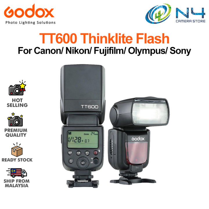 GODOX TT600 HSS Wireless Speedlite for Canon/ Nikon/ Fujifilm 