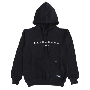 ANYWAY JUMPER HOODIE "AKIHABARA" BLACK 038