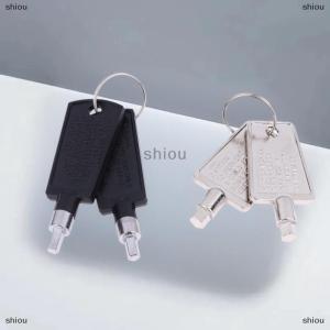 [COD] shiou กุญแจล็อคประตูตู้เย็นตู้แช่แข็ง2ชิ้นกุญแจรูปห้าเหลี่ยมสำหรับ Haier