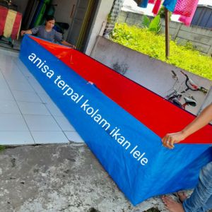 terpal kolam ikan uk 300x100x50 type A12 korea