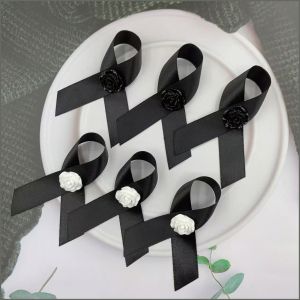 สายรัดหน้าอก เข็มหมุด อก ริบบิ้นแห่งจิตสำนึก เงียบสงบ มีเอกลักษณ์ การไว้ทุกข์ ตระกูล พิเศษและนิรันดร์