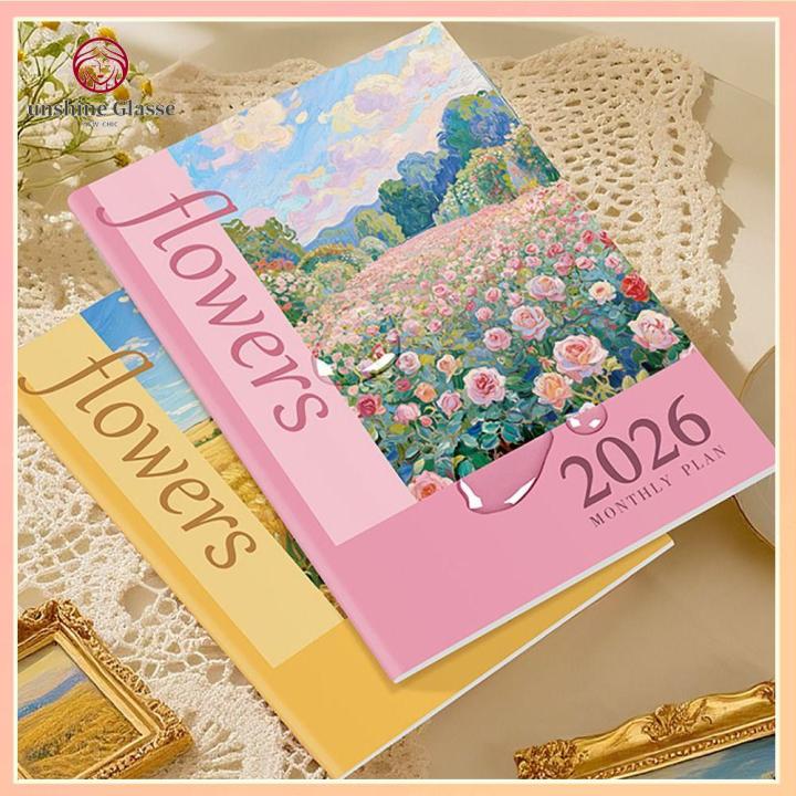 SGS A4 A5. Sổ tay lịch trình 2026 Hiệu quả công việc 24 tờ Sổ tay kế ...