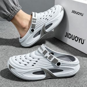 Free Shipping MenS Clogs 2026 New Style Sandals Thick-Soled Odor-Resistant Beach Outdoor Non-Slip CoupleS Closed-Toe MenS Slippers For Men