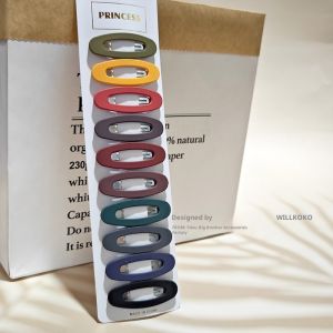 Bộ kẹp tóc phong cách Hàn Quốc dễ thương cho phụ nữ thiết kế Giọt Nước Mắt thời trang với Làm mờ hoàn hảo cho tạo kiểu tóc bên hoặc trên cùng