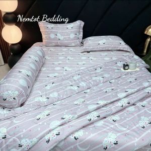 🌇HÀNG NHẬP🌇 Bộ Lụa Lyocell Viscose Mát Mịn Bộ 4 Món Ga Gối và 5 Món Gồm Chăn Chần Bông Micro Cao Cấp