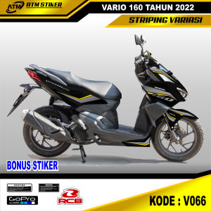 Stiker Striping Variasi Honda Vario 160 Tahun 2022