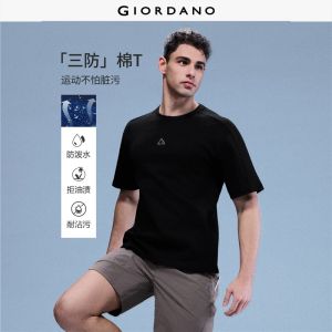 Giordano Men G-MOTION print short sleeve cotton tee Free Shipping 01026437