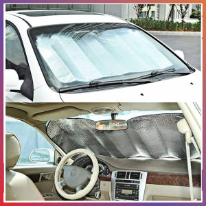 Car Sunshade Summer Sunscreen Insulation Foldable Car Windshield Visor Cover Block Front Rear Window SunShade