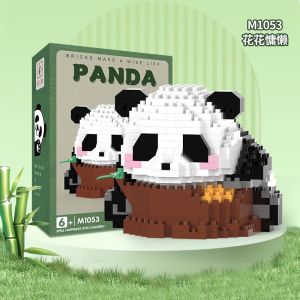Mainan Bricks Panda DIY Nano Block Mini Puzzle Blok Bangunan Mainan Anak Perempuan