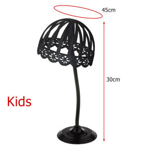 1pc Baby Child Kid Mannequin Head Model Dome Hat Holder Rack Storage Wigs Show Display Stand Organizer Shelf Plastic Holder Rack Wigs Stand Hat Cap Storage Display Holder Rack Dryer Organizer