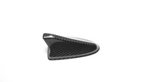 mv1 Real Carbon Fiber Exterior Car Roof Shark Antenna Radio Shark Signal Aerial Fin Cover Trim Accessories For Genesis G70 2018-2025 3Y7Z2