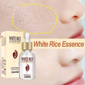 Original 30ML White Rice Serum Moisturizing Anti Wrinkle Anti-allergy Face Lighten Dark Spots Minimizes Pores Skin Lightening White Rice Essence