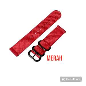 Tali jam tangan-Nato Zulu Ring 3 Nylon Watch Strap Tali Jam Tangan Canvas