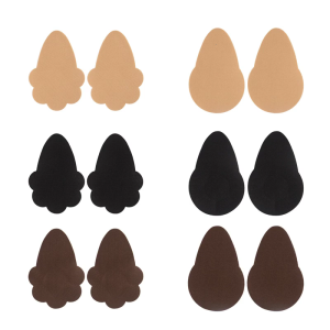 Women Invisible Disposable Nipple Covers Polyester Breathable Breast Petals For Travel Evening Dresses Instantly Coverage