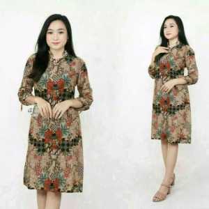 Couple batik keluarga ayah ibu dan gamis anak perempuan usia 2 sampai 10 tahun