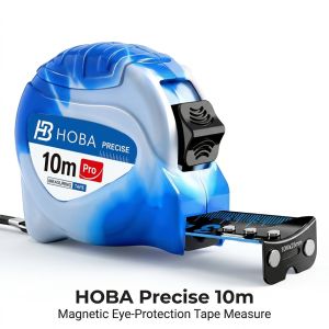 Blue Self-Locking Tape Measure 5m 7.5m 10m Magneticmeasuring tape Steel Tape Measure Blue light Tape MeasureWear-Resistant High PrecisionRuler Meter