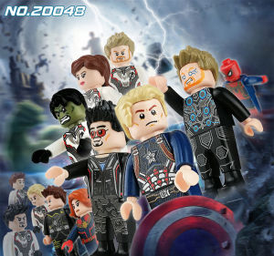 12PCS/set Marvel Avengers DC Super Hero Mini Figure Set Fits LEGOs Building Block Toys Educational Assembly model New Year Gift