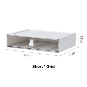Stackable Drawer Storage Box Cute Style Large Capacity Stationery Jewelry Storage Box Make up Desk Organizers Laci Meja