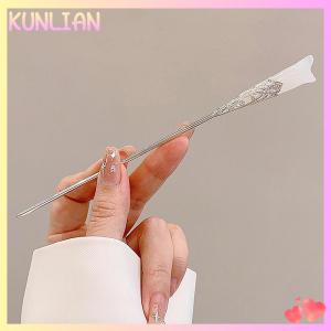 [KUNLIAN] ปิ่นปักผมแบบคลาสสิคของจีนสำหรับผู้หญิงปิ่นปักผมดอกไม้ผีเสื้อทำด้วยมือปิ่นปักผมเครื่องประดับผมเครื่องประดับผม