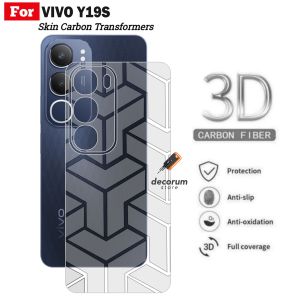 Skin Carbon Vivo Y19s Garskin Motif Transformers Pelindung Belakang