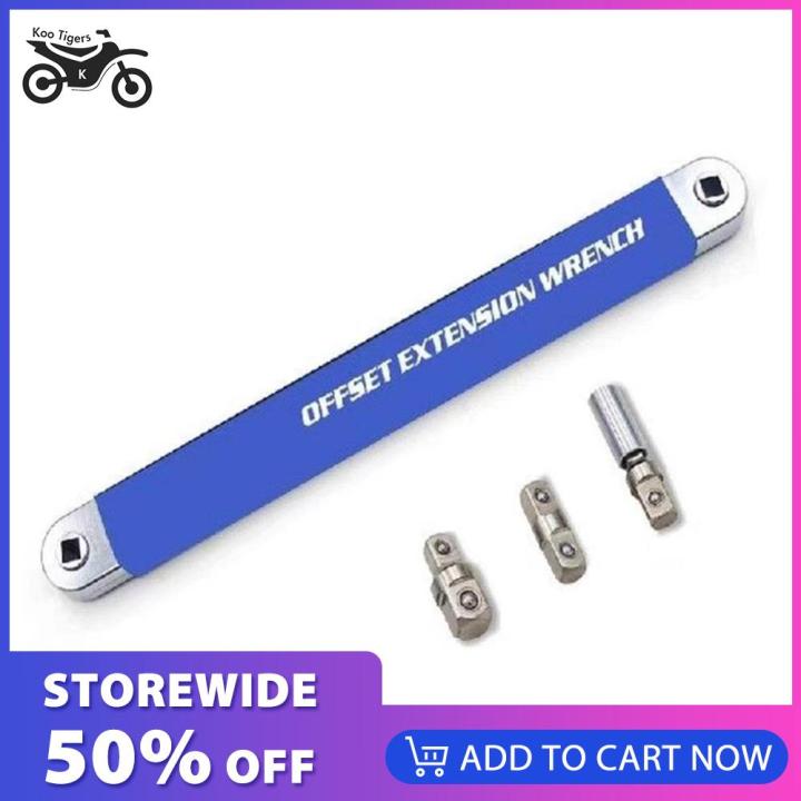 Extension Wrench Wrench Extender Adapter with 3 Adapters Ratchet