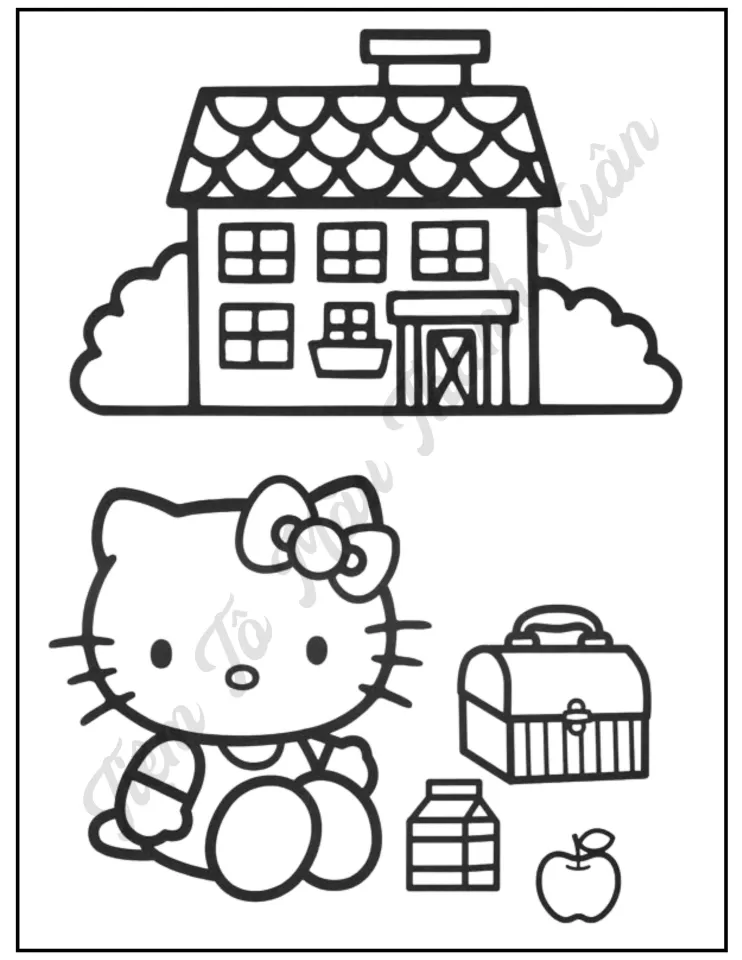 Tuyển tập bộ tranh tô màu Hello Kitty đẹp nhất dành cho bé yêu | Hình nền hello  kitty, Hello kitty, Trang tô màu giáng sinh