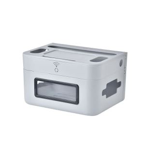 Wall Mounted Wireless Wifi Router Storage  PVC Shelf Hanging Plug Board Bracket  Nordic Cable Power Plus Wire es Bins