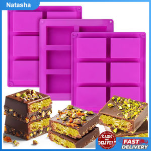 6 Cavity Bar Soap Silicone Molder Chocolate Molder Rectangle Cake Handmade Soap Mold Ice Cube Tray