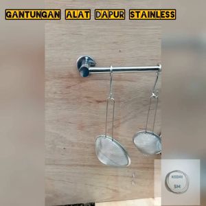 Gantungan Alat Dapur Stainless Rak Dapur Stainless  Rak Dapur Minimalis