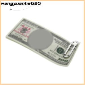 [WYH Store] 👗 Stainless Steel Pocket Money Clip Wallet Metal Steel Bill Clip Clamp Folder Clip Cash ID Credit Card Money Holder