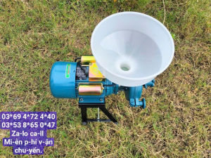 Máy vỡ ngô nghiền mịn các loại hạt động cơ 22kw lõi đồng