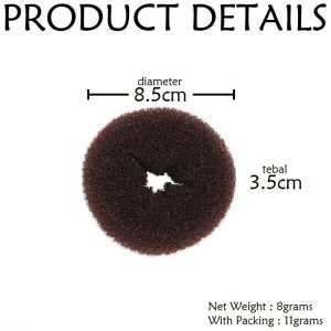 Ikat Rambut Sanggul Cepol Ala Korea Donat Bun Aksesoris Rambut Hair Bun Maker Donut Bun AHB006