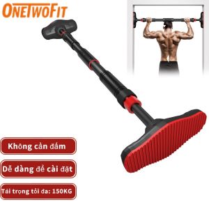 OneTwoFit Xà đơn treo tường Xà đơn gắn cửa gắn tường đa năng tập gym thể hình Thanh xà đơn