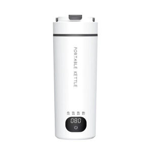 SG【READY STOCK】500ML Portable Electric Kettle Travel Kettle Thermal Cup Tea Coffee Travel Boil Water LCD Smart Water Kettle teachers day gift set