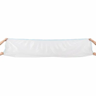 PURETEN Elastic Bundle Mouth Furniture Dust Cover Full Enclosure Transparent PE Disposable Bed Cover Multipurpose Large Size Dust-proof Cover Home Use