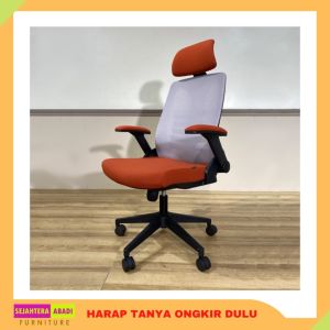 kursi kantor tanos pc import kursi kerja ergonomis lumbar suport pira